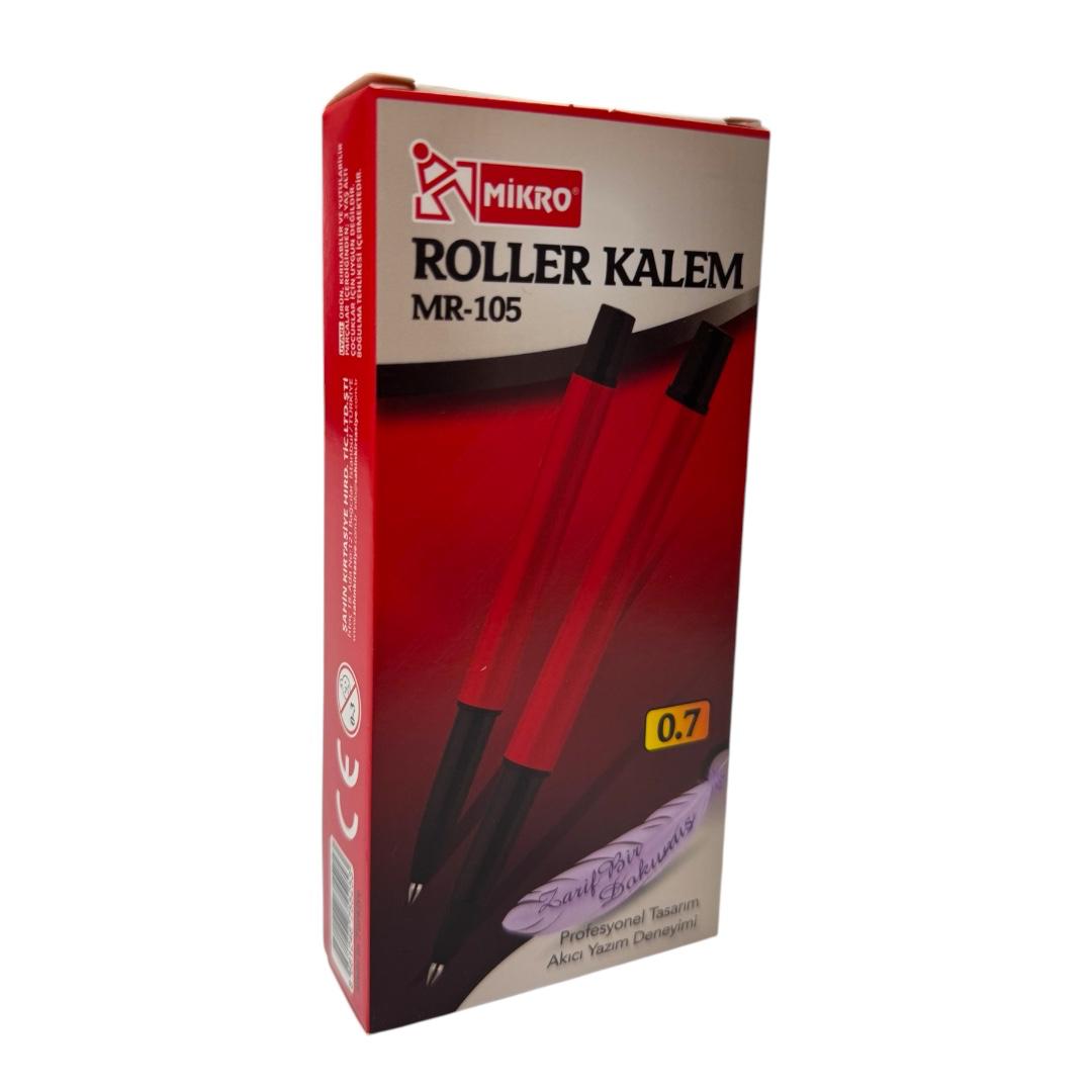 MİKRO ROLLER PİLOT KALEM KIRMIZI RENK 12'Lİ PAKET